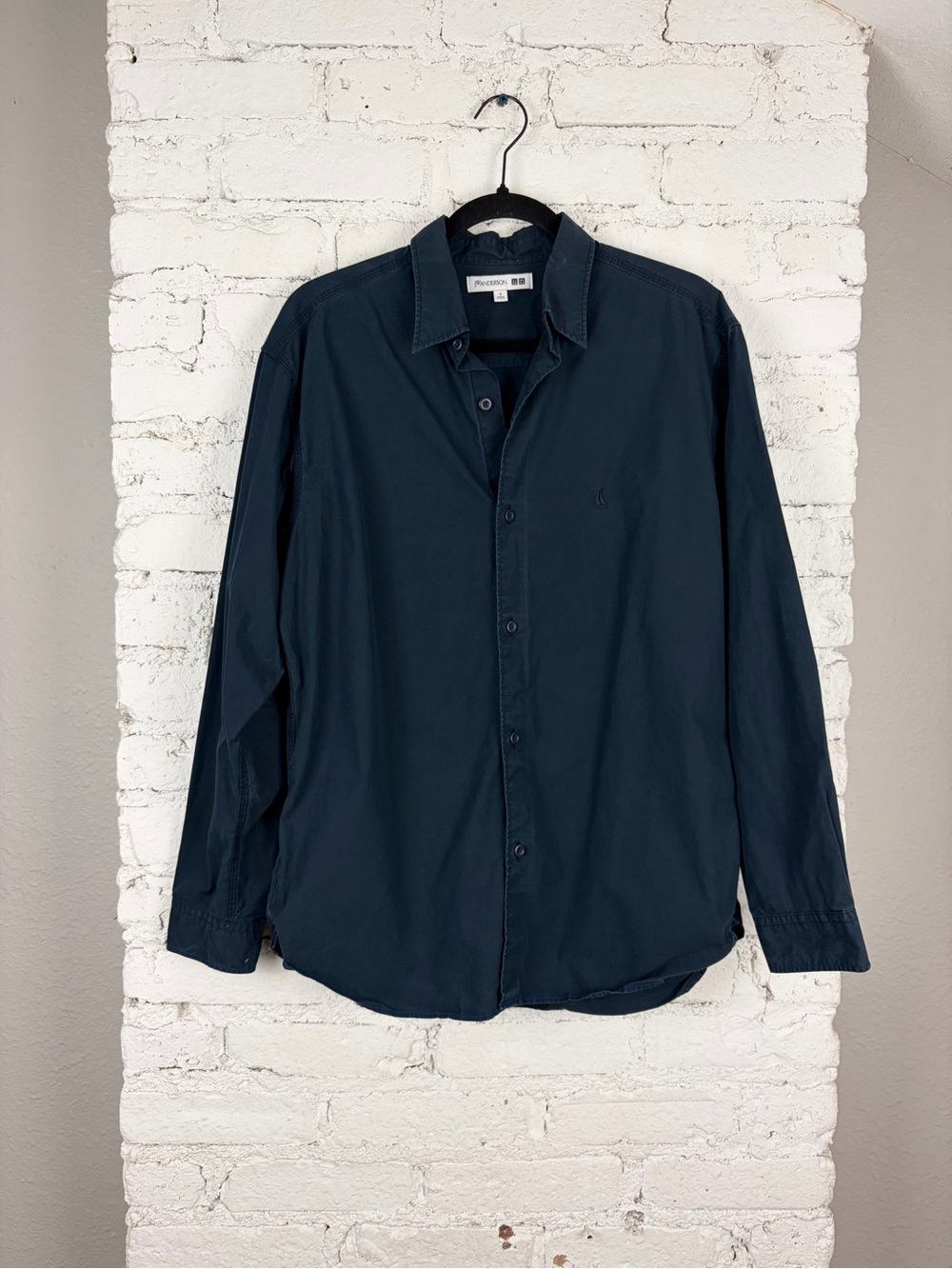 Uniqlo JW Anderson Blue Button Down Shirt Men’s Small